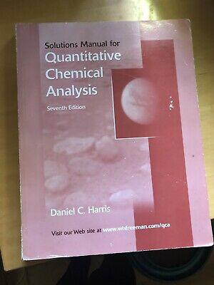 Quantitative analysis solution manual harris 7th class